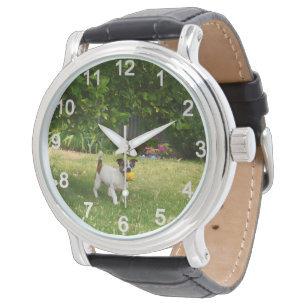 Relógio Fox Terrier Happy Days, Mens Wristwatch