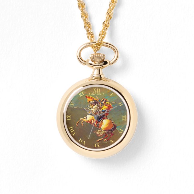 Relógio Fractal Fractal Famoso Psicodélico Napoleão Por Da (Frente)