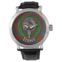 Relógio Fraser Scottish Clan Tartan & Crest