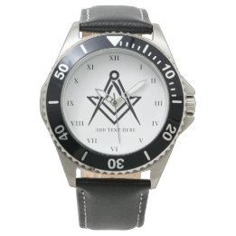 Relógio Freemason Square e Compass Charity Masonic Watch