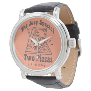 Relógio FRIENDS™ Joey Pizza Quote