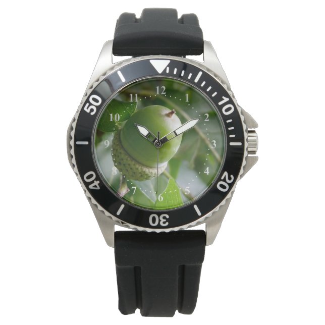 Relógio fruta de carvalho (Frente)