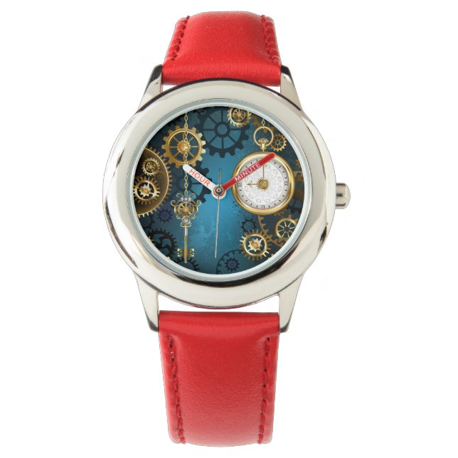 Relógio Fundo de taruga com guelras (Frente)