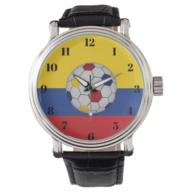 Relógio Futebol Colombiano (Frente)