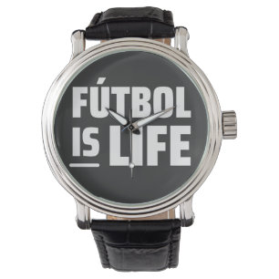 Relógio futebol é vida, futebol, futebol americano