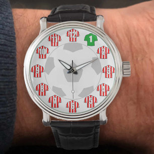 Relógio Futebol Watch - com camisas vermelhas