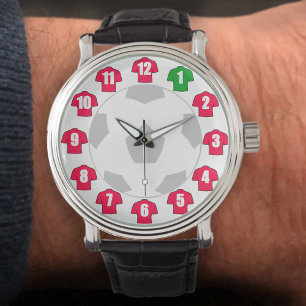 Relógio Futebol Watch - com Camisas Vermelhas