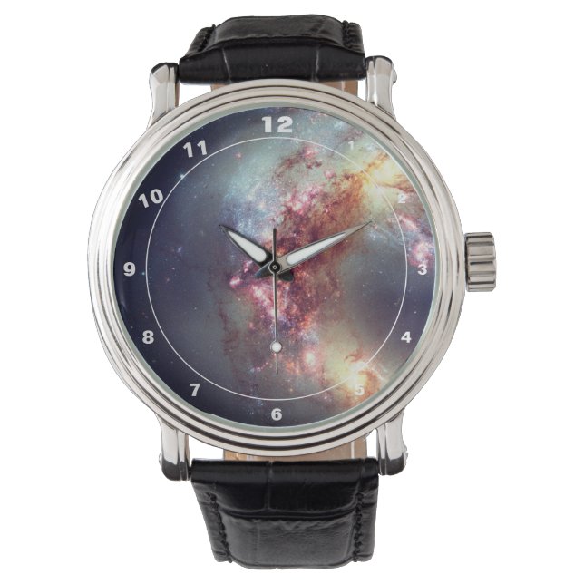 Relógio Galáxias de Hubble e Antenas - Espaço Exterior (Vi (Frente)