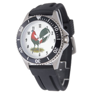 Relógio Gamecock Americano: Vermelho castanho