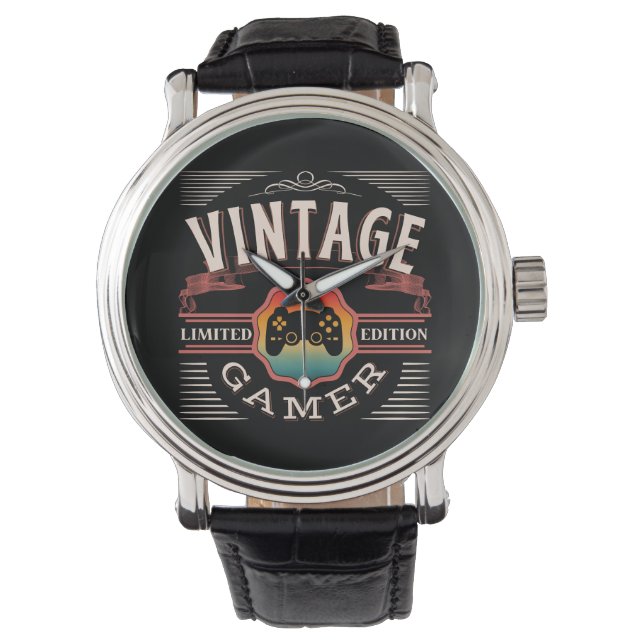 RELÓGIO GAMER VINTAGE EDIÇÃO LIMITADA  (Frente)