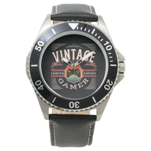 RELÓGIO GAMER VINTAGE EDIÇÃO LIMITADA  (Frente)