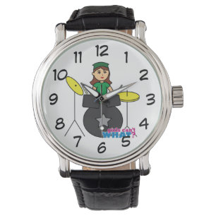 Relógio Garotas não sabem o quê? Design Personalizado d
