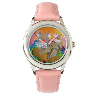 Relógio Garotos Rosa, Koala Bear Watch