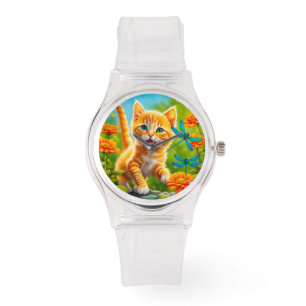 Relógio Gatinho Alegre