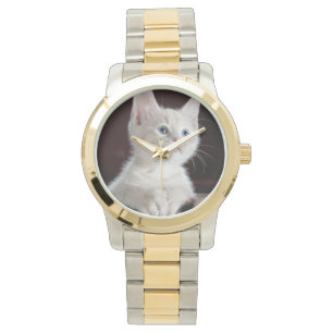 Relógio Gatinho branco