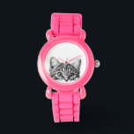 Relógio Gatinho Gato Gato Gelado de Pequim<br><div class="desc">Este design pode ser personalizado na área fornecida pela alteração da foto e/ou do texto. Ou pode ser personalizado clicando em Personalizar este Modelo e, em seguida, escolhendo o clique para personalizar mais a opção e excluir ou alterar a cor do plano de fundo, adicionar texto, alterar a cor ou...</div>