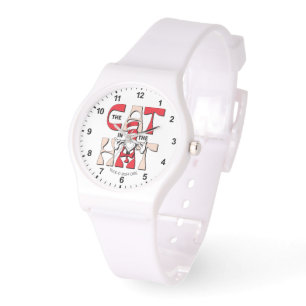 Relógio Gato no Chapéu   O Gato Bobo No Chapéu