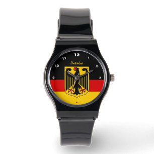Relógio German Flag Watch, Alemanha patriota/sport