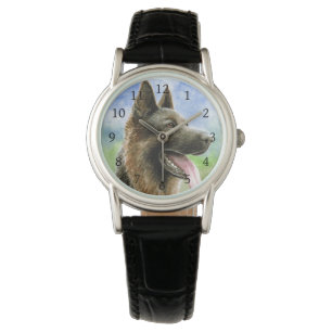 Relógio german shepherd de cão 146