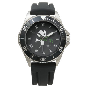 Relógio Giant Panda Come Bamboo Black