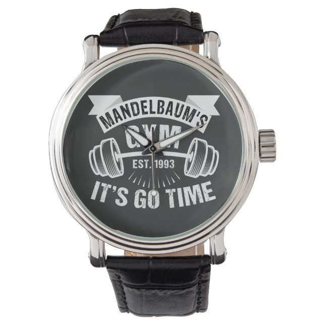 Relógio Ginásio do Mandelbaum É Hora de Partir (Frente)