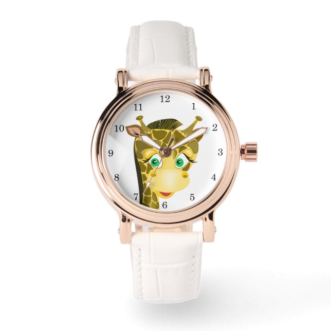 Relógio Girafa Bebê Fofa (Frente)