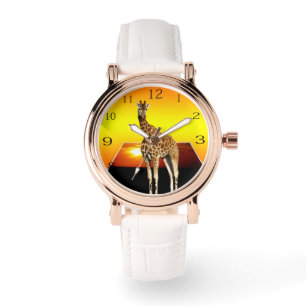 Relógio Giraffe Sunshine Pop Out Art,