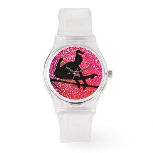 Relógio Girls Gymnastics Sparkle Uneven Bares e Watch