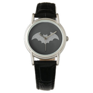 Relógio Glittery Bat Halloween