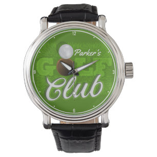 Relógio Golfer Green Golf Course Club Personalizado