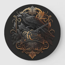 Relógio gótico moderno.