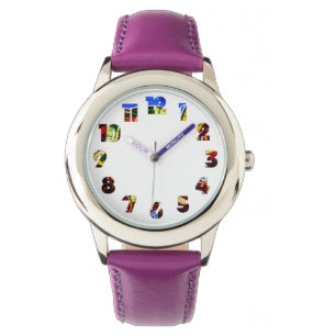 Relógio Grafite 17 Number Overlay Kids Watch cn