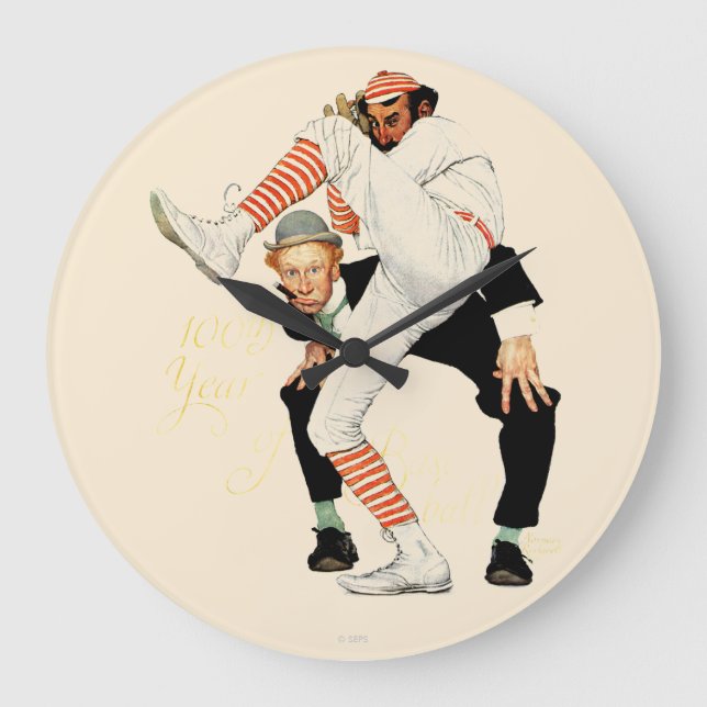 Relógio Grande 100º Aniversário do Baseball (Frente)