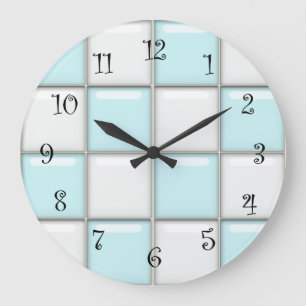 Relógio Grande 1950's Retro Wall Clocks