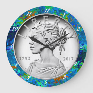 Relógio Grande 2017 American Liberty, 225.º aniversário Silver