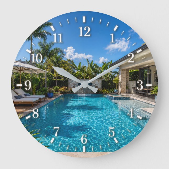 Relógio Grande 2026 Pool Clock (Frente)