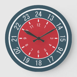 Relógio Grande 24-HOUR CUSTOM wall clocks