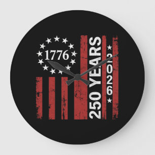 Relógio Grande 250 Anos da América Aniversário 250º Independência