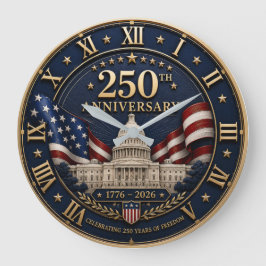 Relógio Grande 250th Anniversary 1776–2026 United States