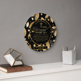 Relógio Grande 25 Pastor Priest Anniversário Gift Ordination ANY