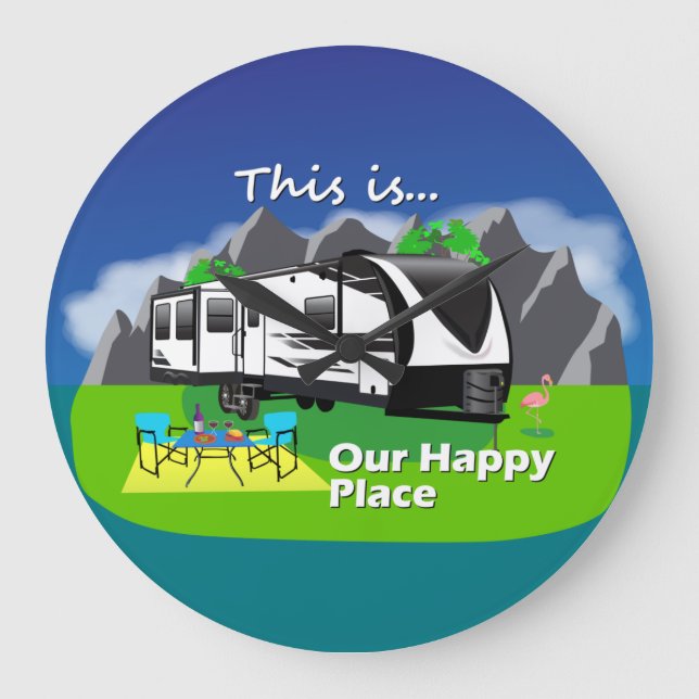 Relógio Grande 2970RL Grand Design Happy Place (Frente)