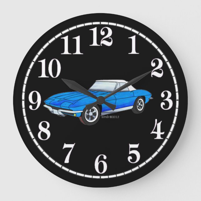 Relógio Grande 66 Vette - seletor branco (Frente)