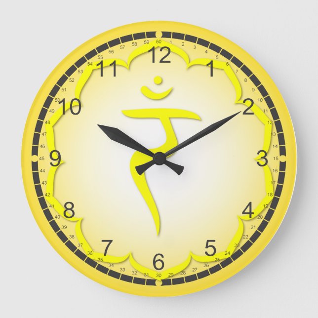 Relógio Grande 7 pulsos de disparo de Chakra (Frente)