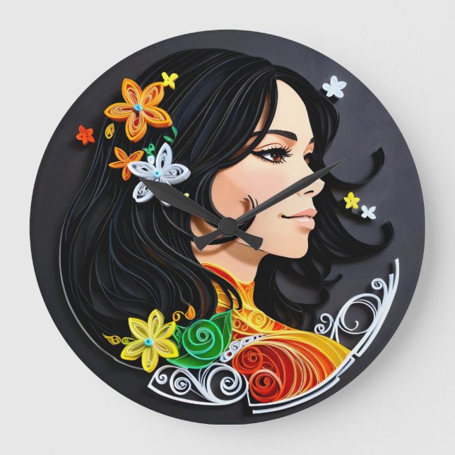 Relógio Grande A Beleza de uma Madame. (Frente)