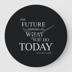 Relógio Grande A Cotação Motivacional Futura Inspiradora