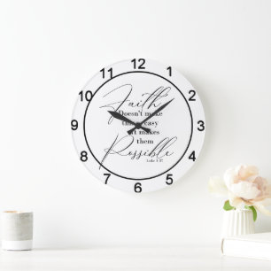 Relógio Grande A fé torna as coisas possíveis