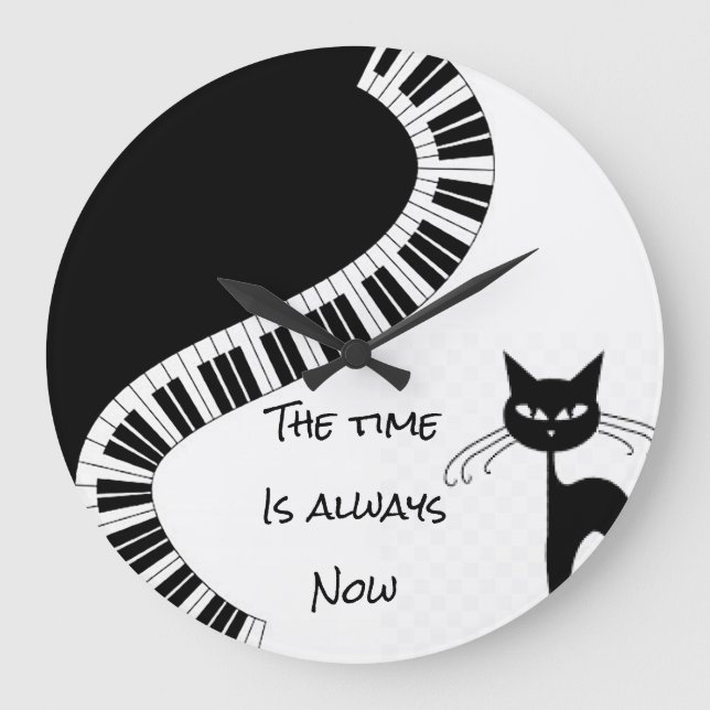 Relógio Grande "A Hora É Sempre Agora" (Frente)