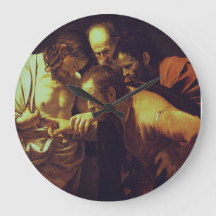 Relógio Grande A Incredulidade de São Tomé por Caravaggio