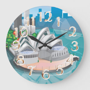 Relógio Grande A Ópera de Sydney