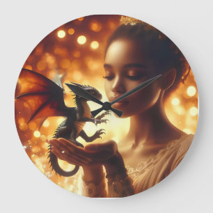 Relógio Grande  a princess and her baby dragon